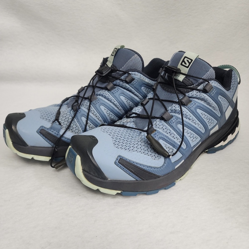 Salomon XA Pro 3D V8 412721 Womens 7 Trail Running Shoes Smoke Blue Sneaker